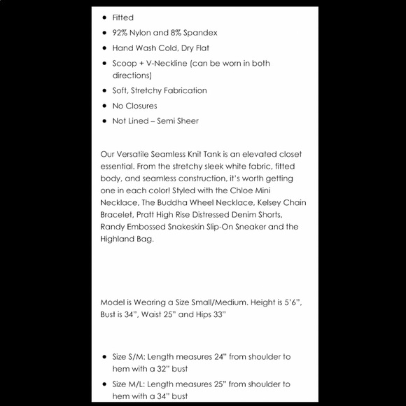 VICI Tank Top (Olivaceous brand) - Picture 3 of 5